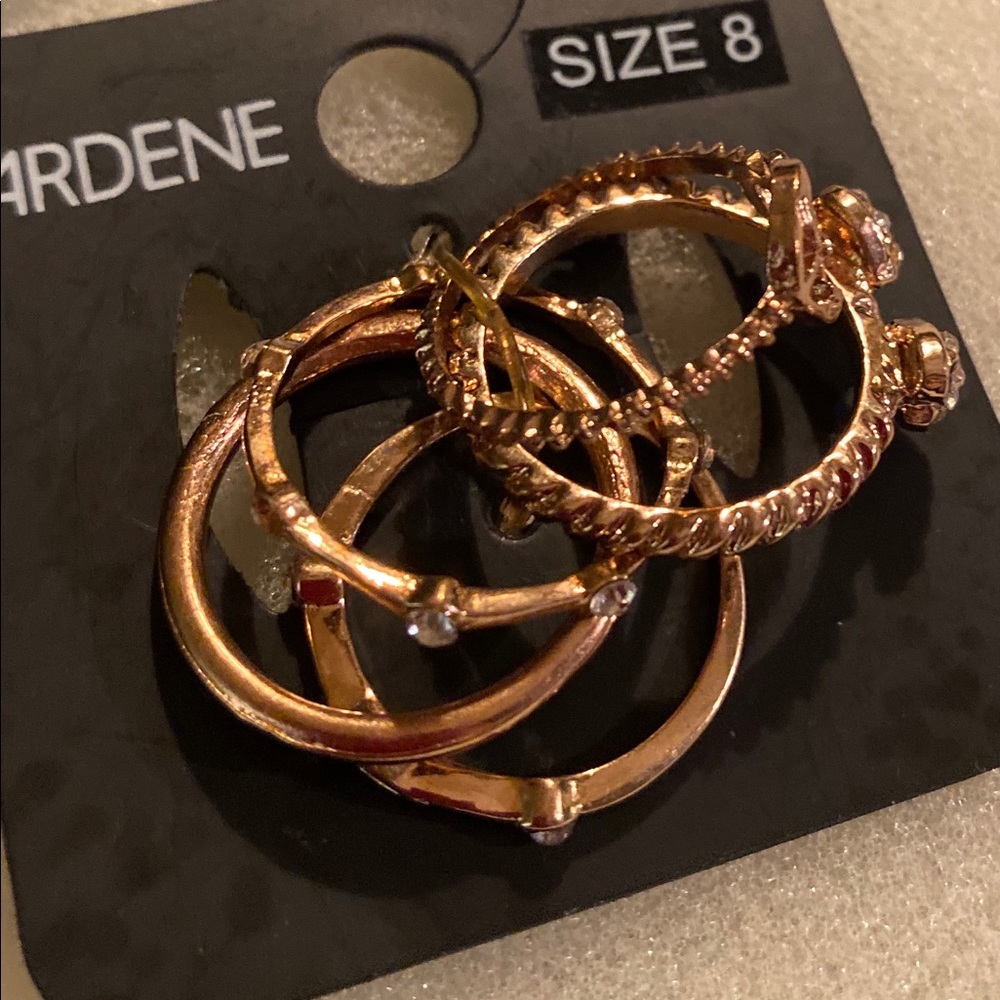 Bunch of Rings, size 8